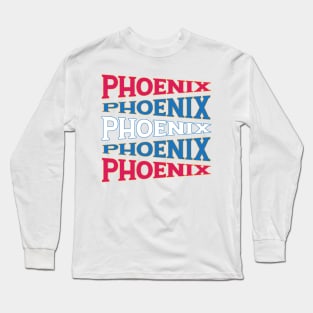 TEXT ART USA PHOENIX Long Sleeve T-Shirt